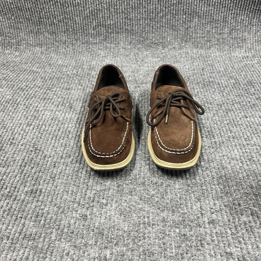 SPERRY Intrepid Boat Boys Top Sider Shoes Size‎ 5M Brown Lace Up Casual Church
